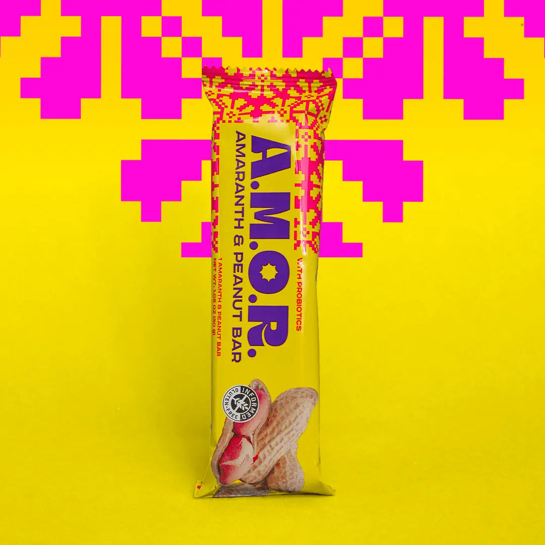 Amaranth Peanut Bars - A.M.O.R. Amaranth Snack Bars