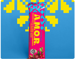 Red Cranberry & Almond Amaranth Bars