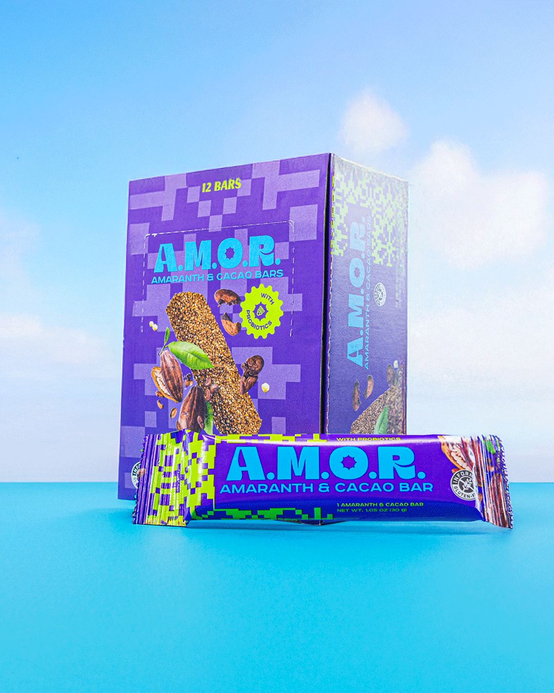 AMOR Amaranth Cacao Bars