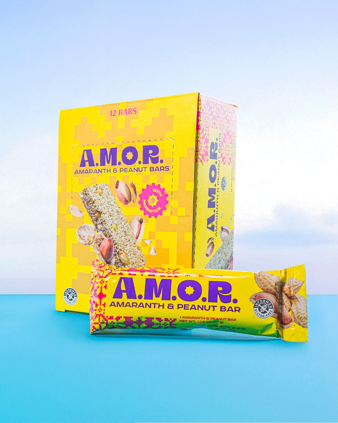 Amor Amaranth Peanut Bars