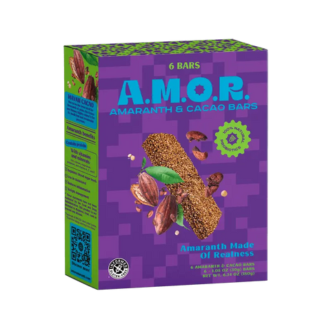 Amor Amaranth Bars - Delicious, Healthy, Protein Snack Bars – A.m.o.r 